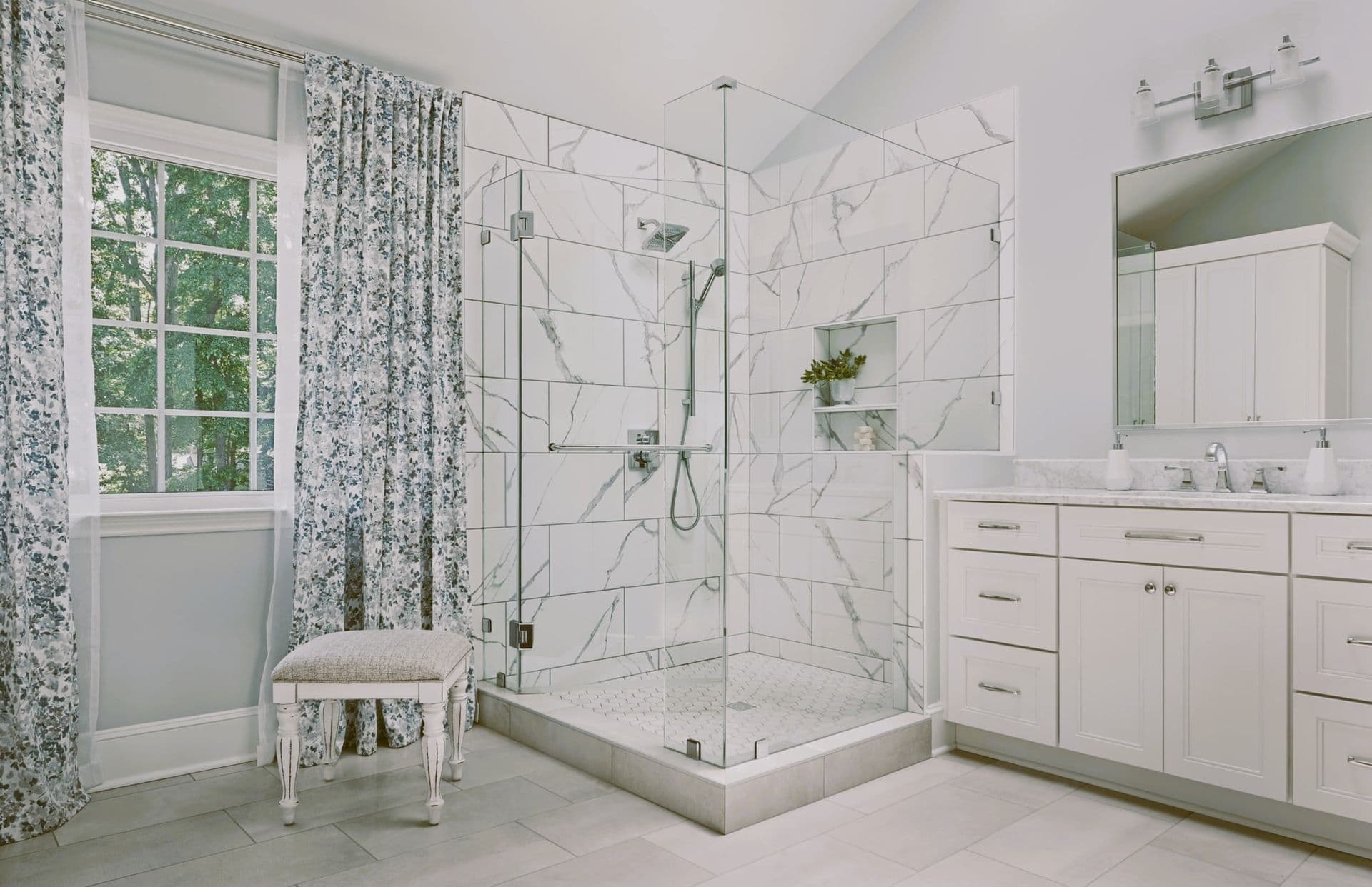 white bathroom