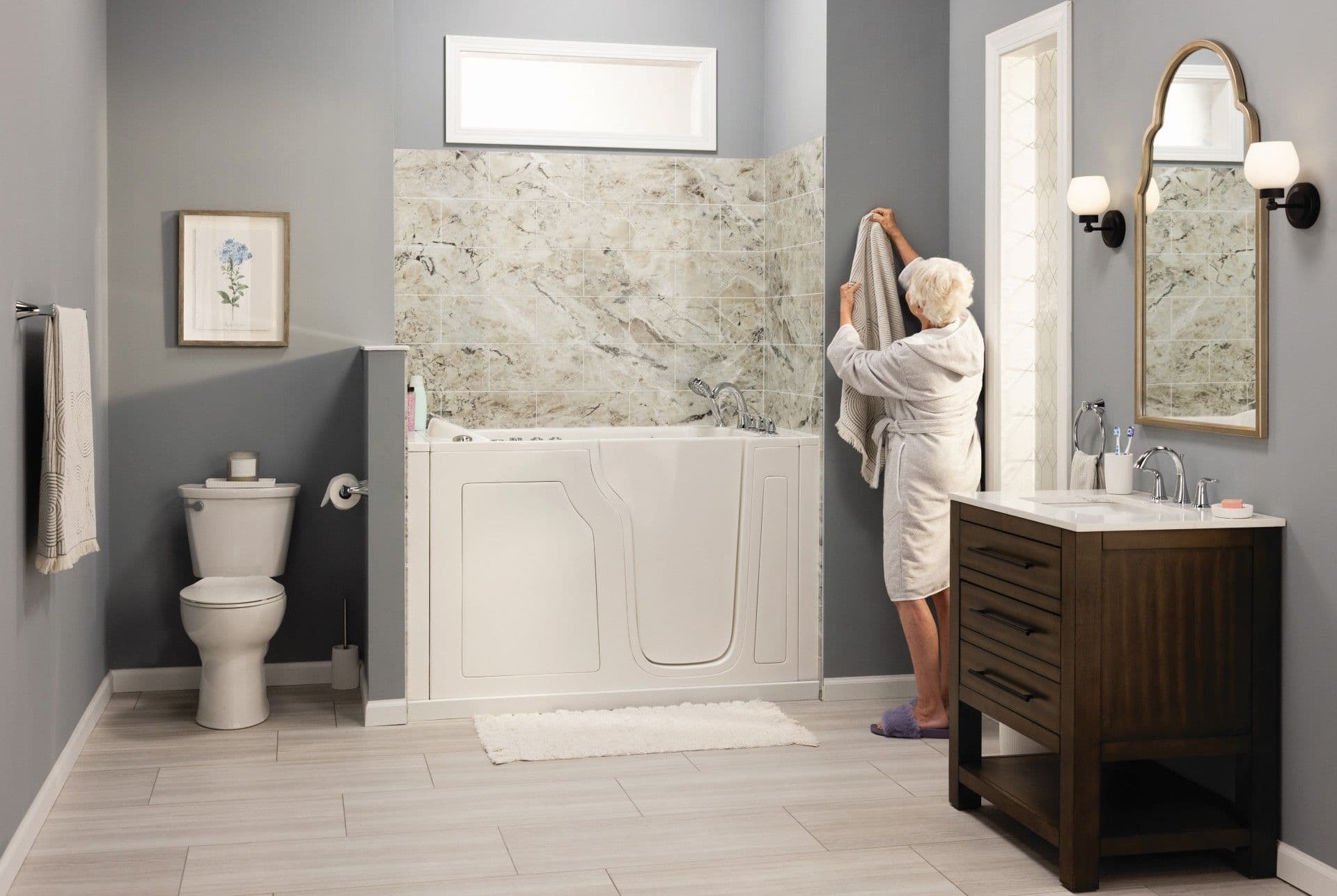 Walk in tub