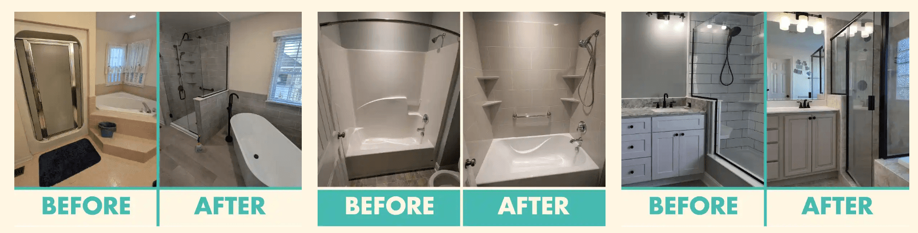 Before and After Trio