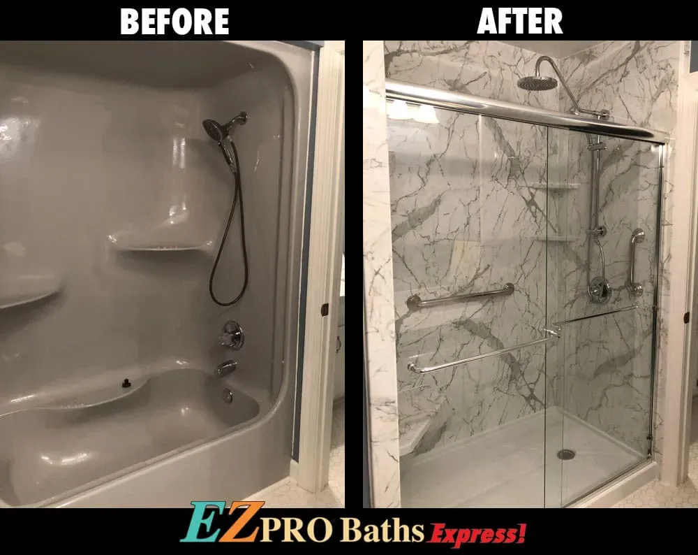 Before After Shower
