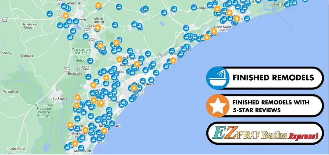 Myrtle Beach Bathroom Remodeling Projects