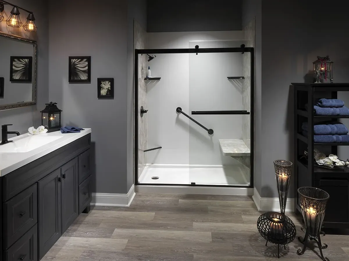 Walk in shower