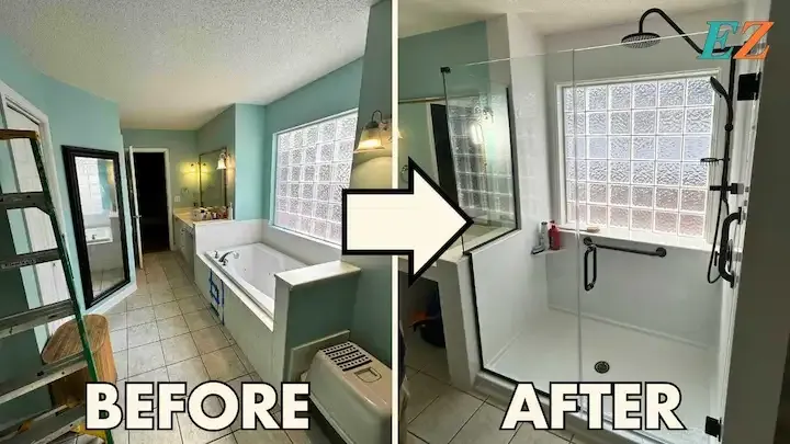 Before After Tub Shower Combo