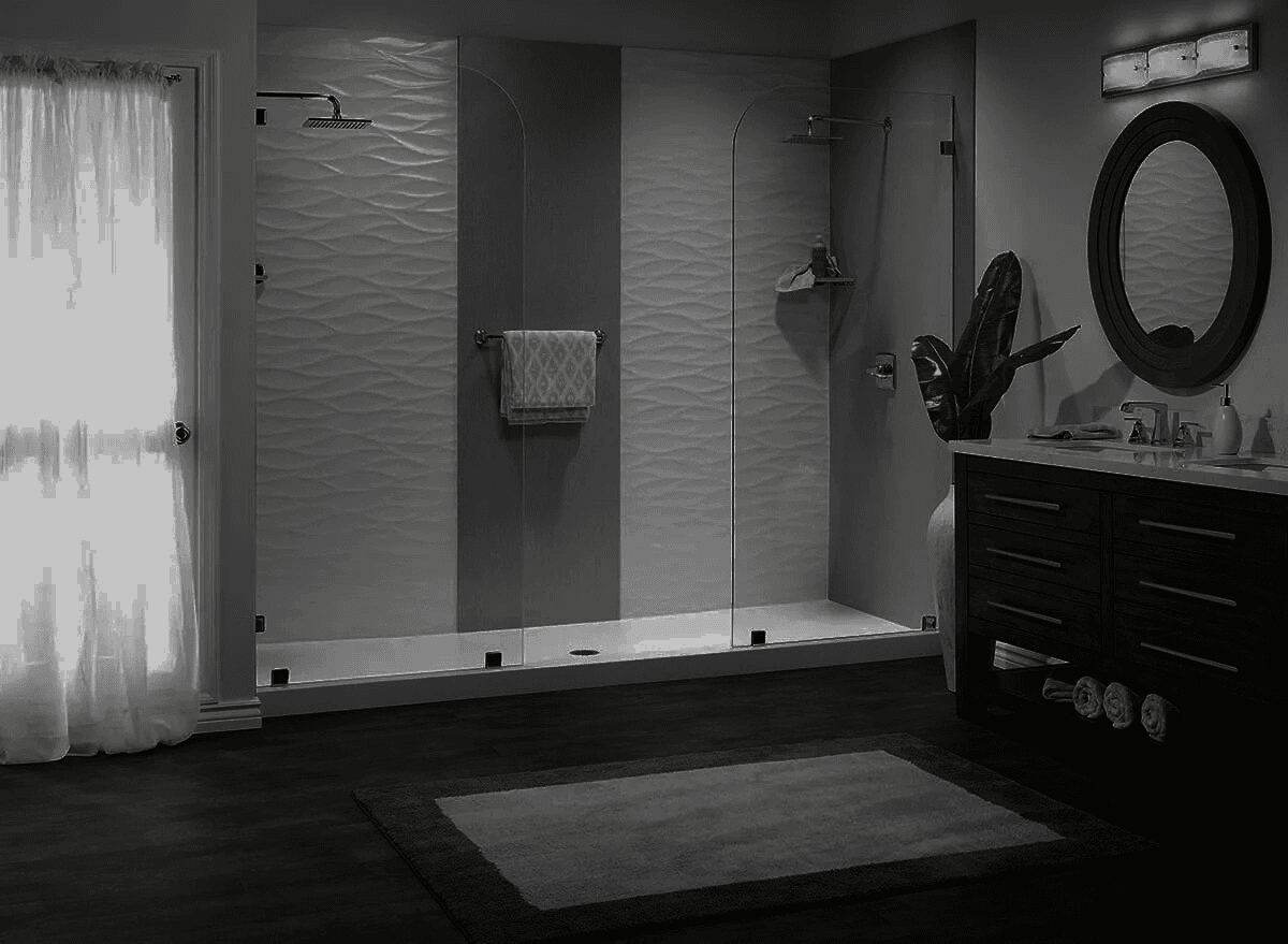 Double Shower - Darkened